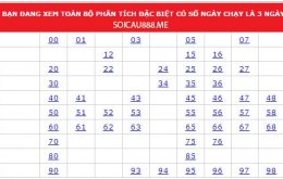 Cầu đặc biệt miền Bắc chạy 3 ngày